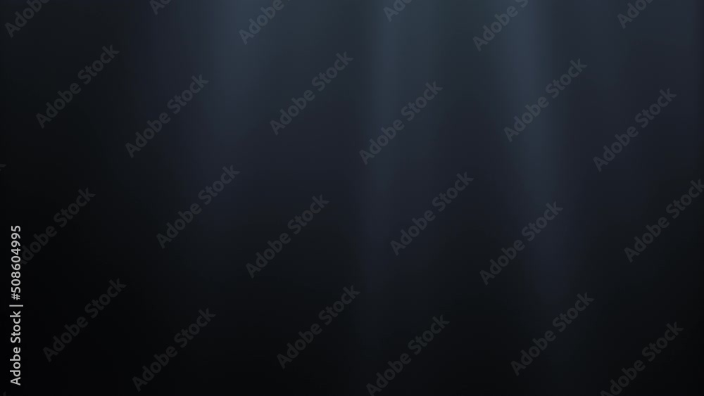 Seamless loop video. Light rays in dark underwater ocean abyss on background darkness. Magical deep ocean waves. Sun light beams illuminating ocean depths. 4K 3D abstract light motion titles cinematic