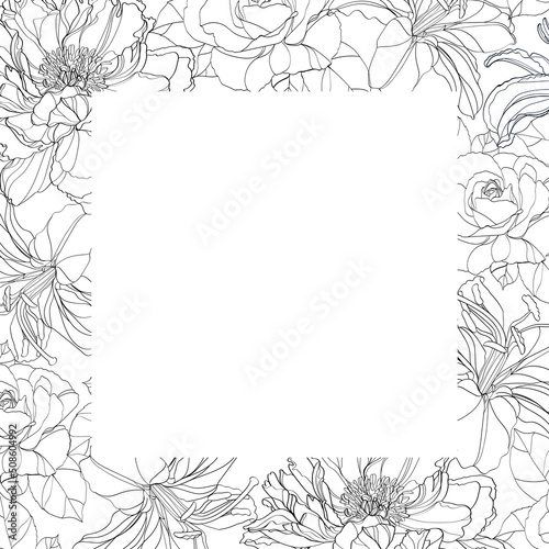 background with frame