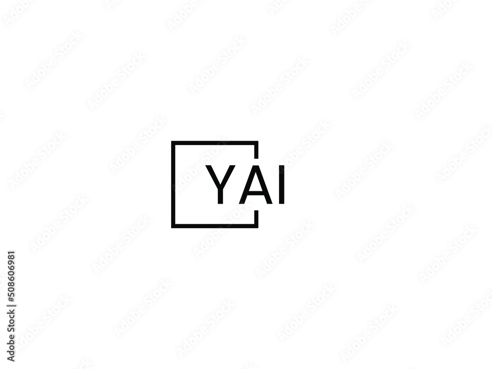 YAI Letter Initial Logo Design Vector Illustration YAI Letter Initial Logo Design Vector Illustration