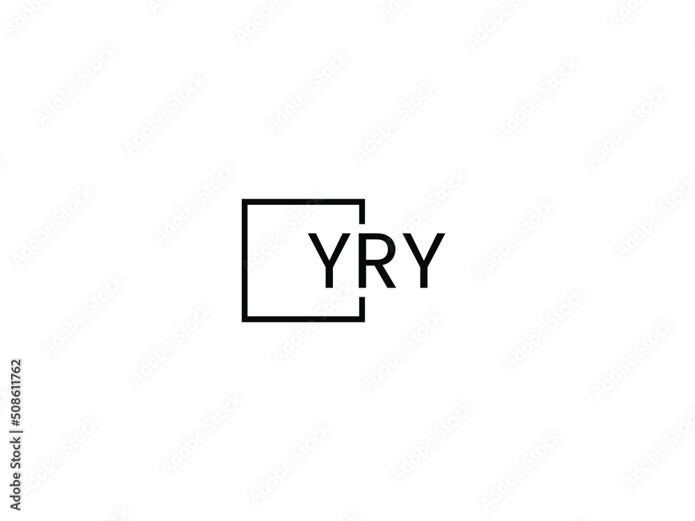 YRY letter initial logo design vector illustration YRY letter initial logo design vector illustration