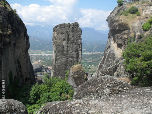 perturbing  vertical rock formation photo