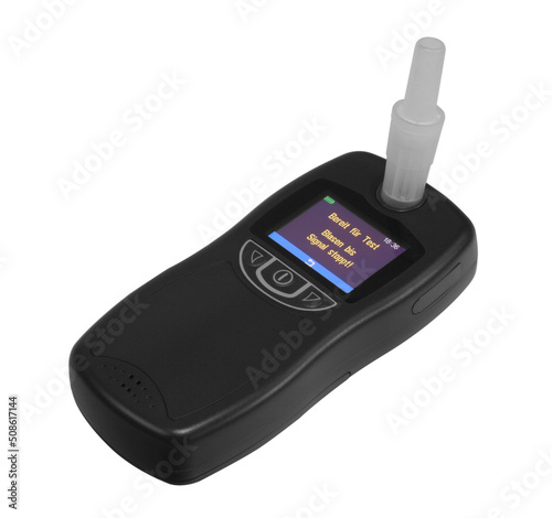 Alkoholtester Alkoholtestgerät Alkotester Alkomat Handheld elektrochemisch drei Tasten Display Mundstück