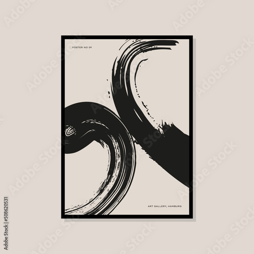 Bohemian minimalistic art print poster for your wall art collection and interior design decoration 