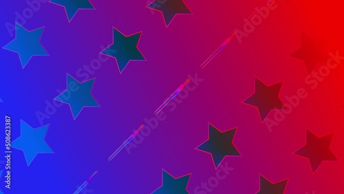 4k Spinning Stars. Looped Background photo