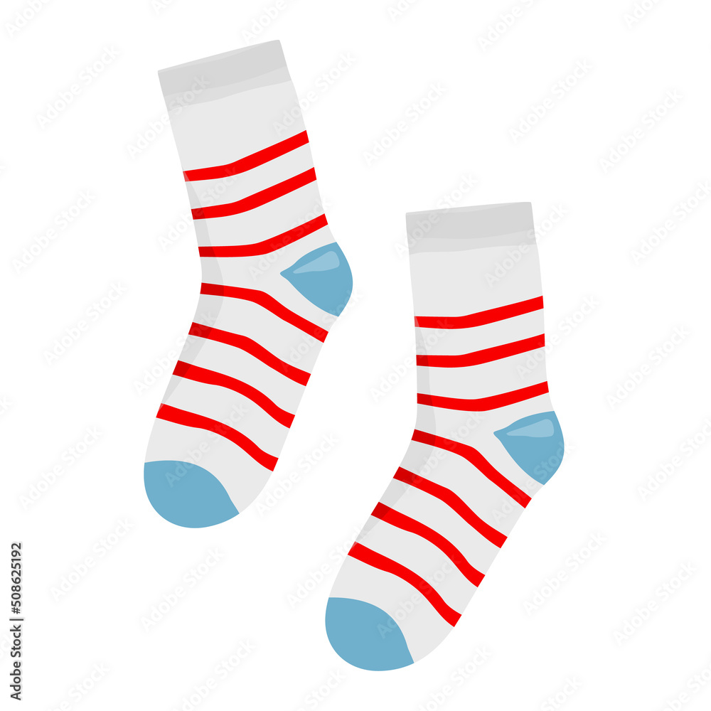Socks pair isolated on white Socks pair isolated on white