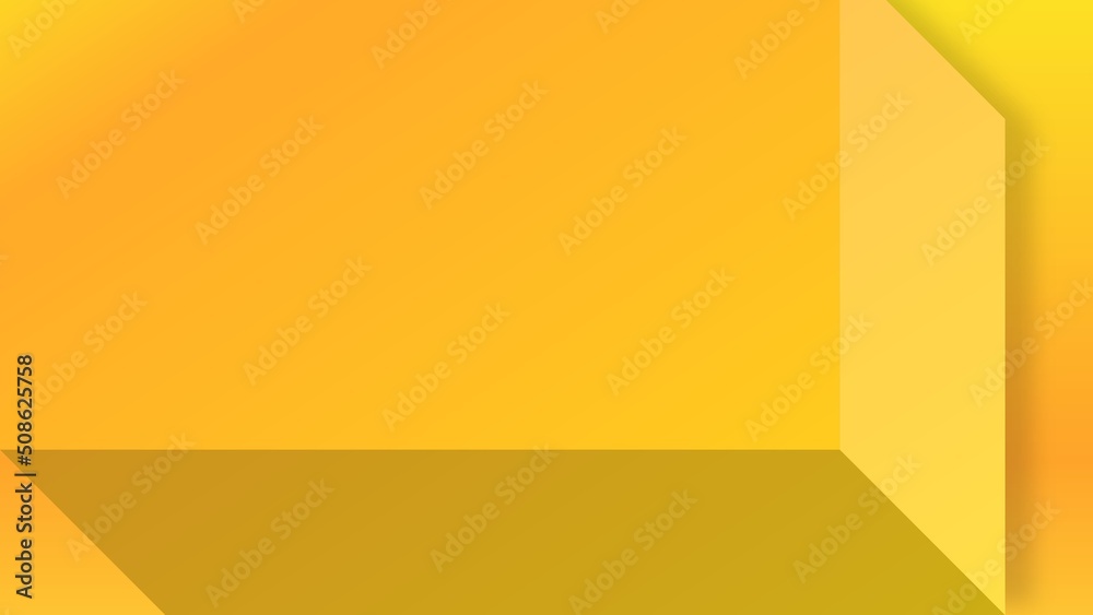 Empty yellow room corner. yellow empty studio space background. Room studio for interior display products. Empty yellow room corner. yellow empty studio space background. Room studio for interior display products.
