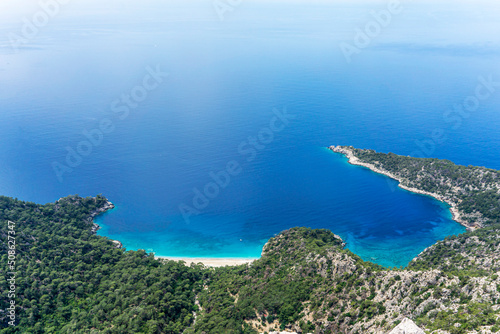 Fototapeta Naklejka Na Ścianę i Meble -  Located along Turkey’s beautiful Turquoise Coast, the 400 km  250 mi Lycian Way “Likya Yolu” is an incredible experience for hikers.