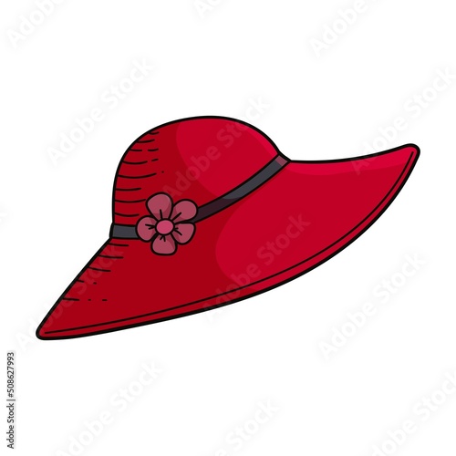 Vector hand drawn illustration. Women's fashion.
