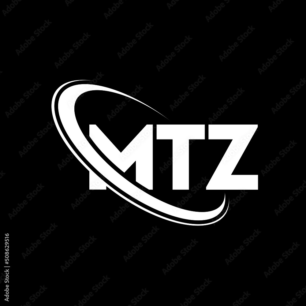 Vektorová grafika „MTZ logo. MTZ letter. MTZ letter logo design
