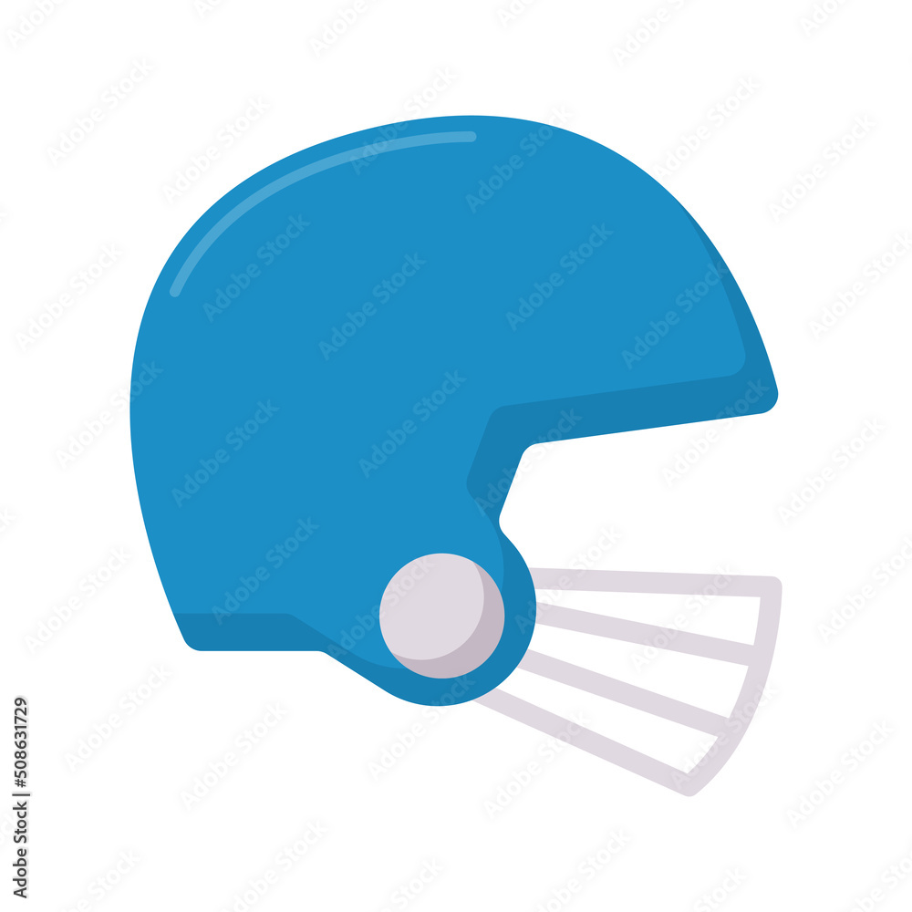 Fototapeta premium Helmet vector flat icon for web isolated on white background EPS 10 file