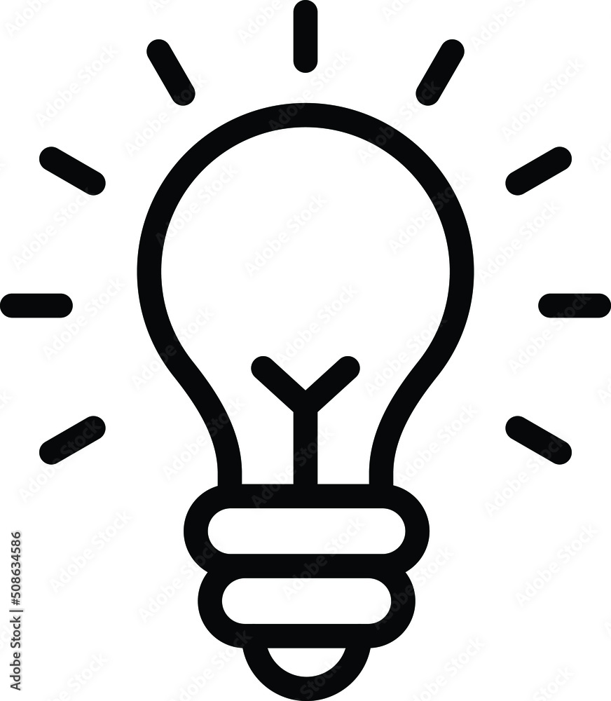 Bulb Vector Icon Design Illustration Bulb Vector Icon Design Illustration