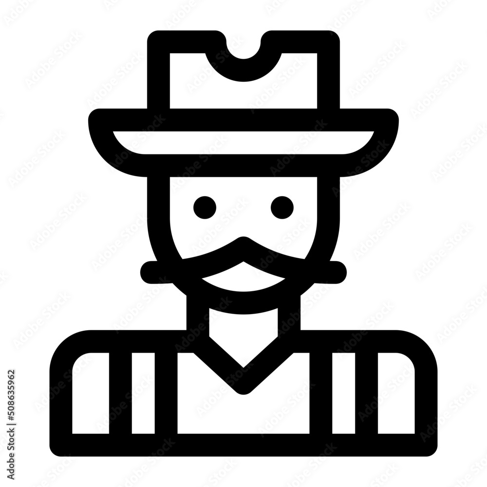 Bavarian Line Icon Vector Bavarian Line Icon Vector
