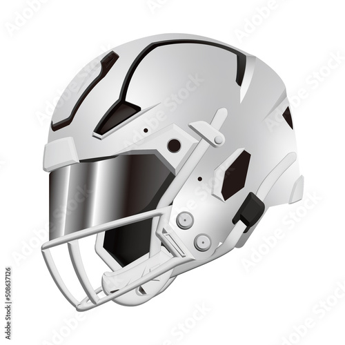 football helmet riddell axiom white/white photo