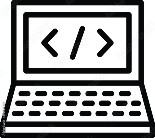 Hacked Vector Icon Design Illustration