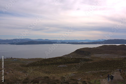 clouds over loch