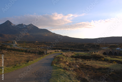 Obraz na płótnie landscape in the Scottish mountains w salonie