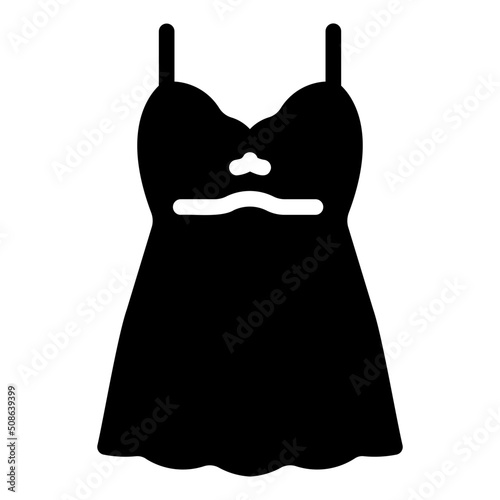 pijama glyph icon