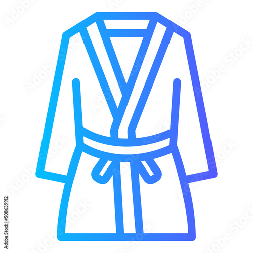 bathrobe gradient icon