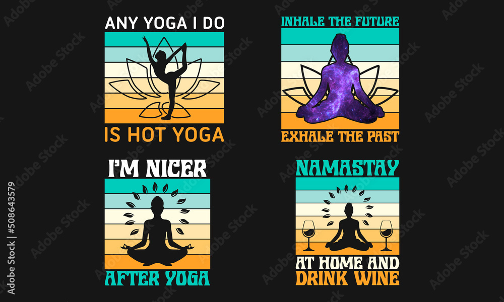 Yoga Meditation Mandala Vector T-Shirt