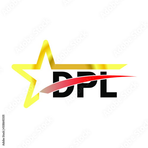 DPL letter logo design. DPL creative  letter logo. simple and modern letter logo. DPL alphabet letter logo for business. Creative corporate identity and lettering. vector modern logo  photo