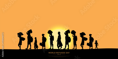 Canvas-taulu World Refugee Day