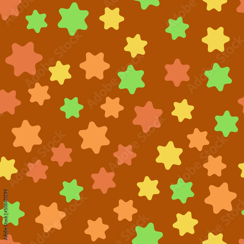 seamless pattern with maple leaves