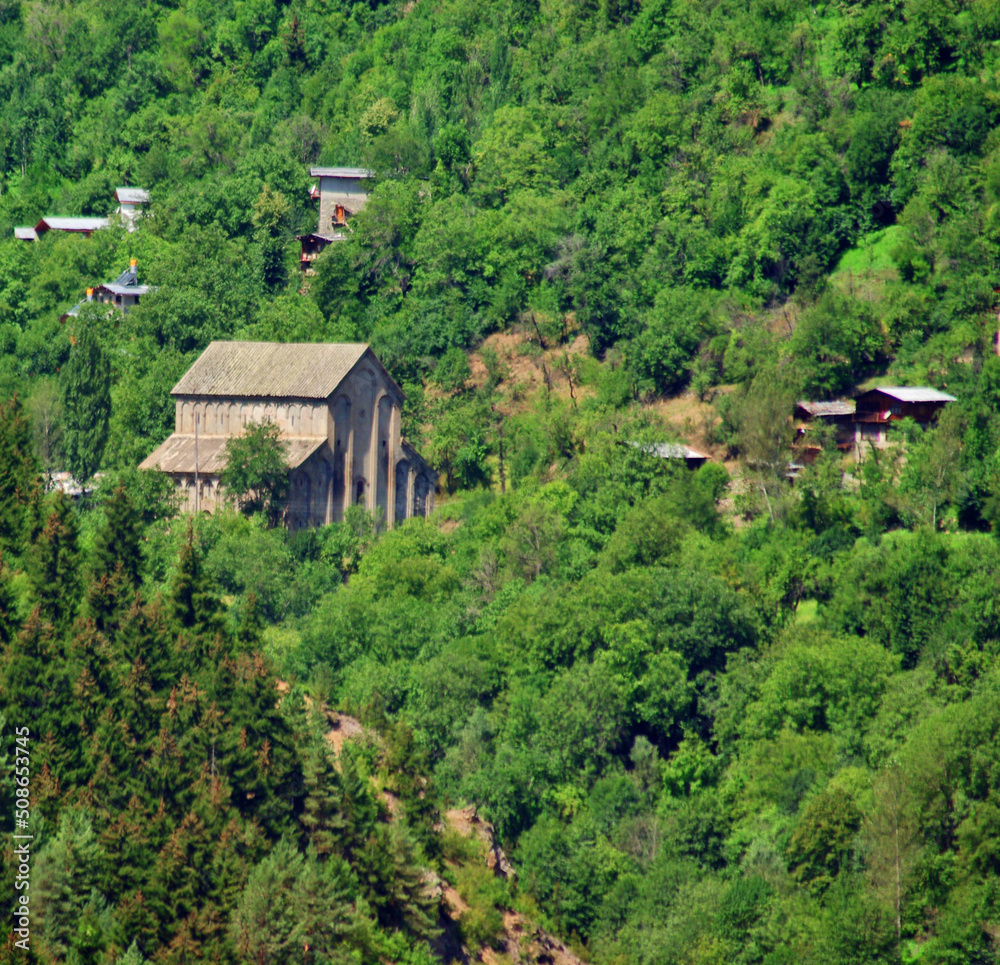 Mountain ,Nature and House Barhal,Artvin, Turkey Mountain ,Nature and House Barhal,Artvin, Turkey
