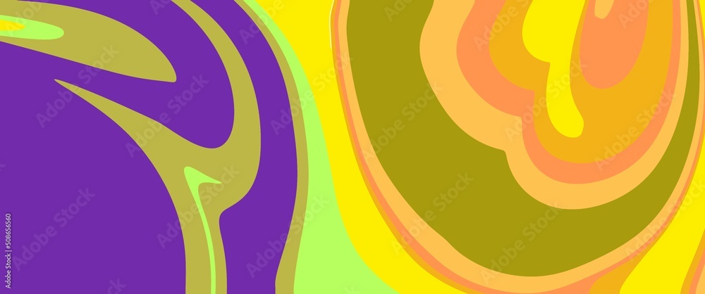 Gold and Purple Swirled Pattern Gold and Purple Swirled Pattern