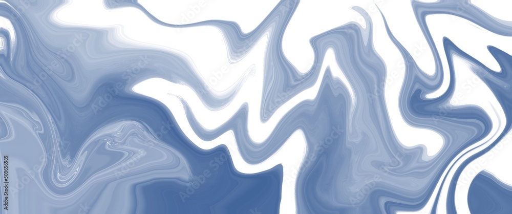 Fluid Swirly Blue Gray Background