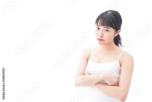 Quadro em tela Young women feeling an anger