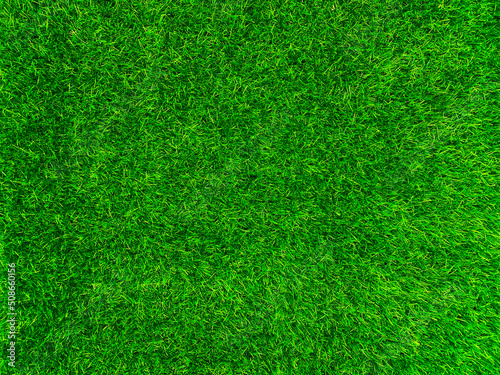 Green grass texture background grass garden concept used for making green background football pitch, Grass Golf, green lawn pattern textured background.. © Sittipol 