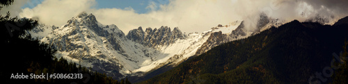 Mountain ,Nature and House  Barhal,Artvin, Turkey