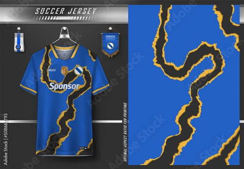 Soccer jersey design for sublimation, sport t shirt design