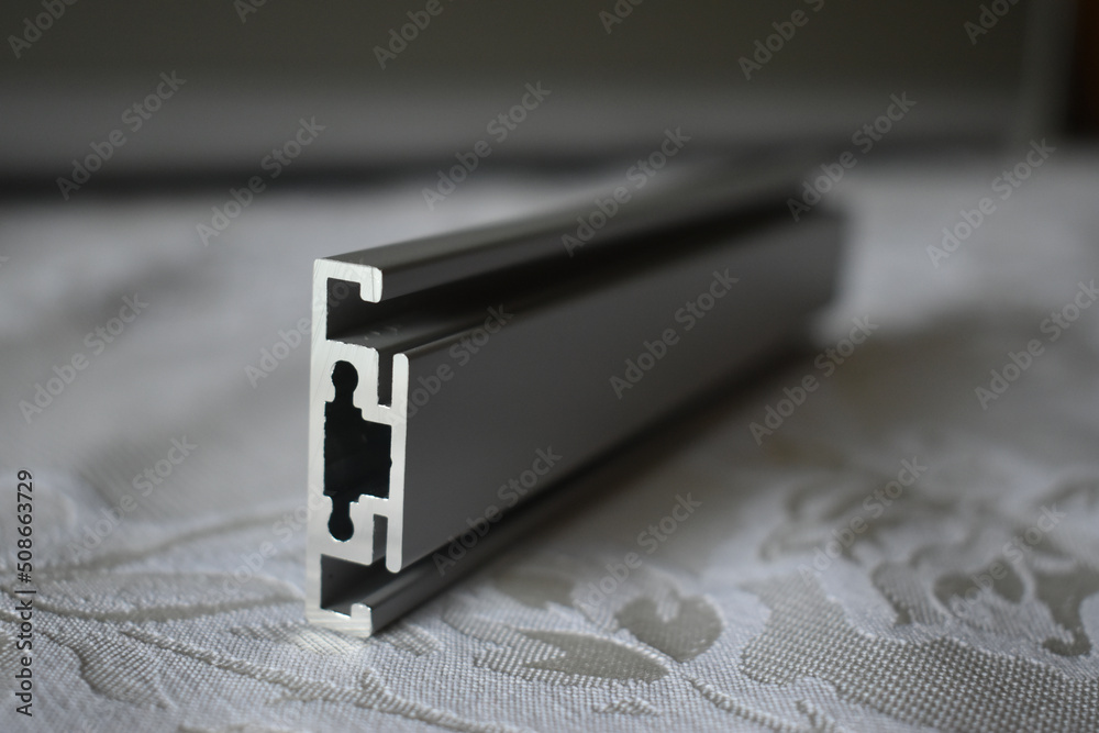 Metal profile for mosquito nets. Metal profile for mosquito nets.