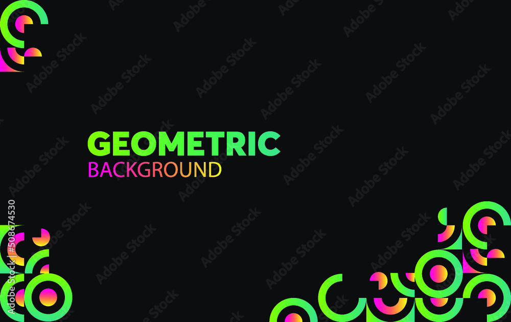 Vector of abstract geometric pattern and background Vector of abstract geometric pattern and background