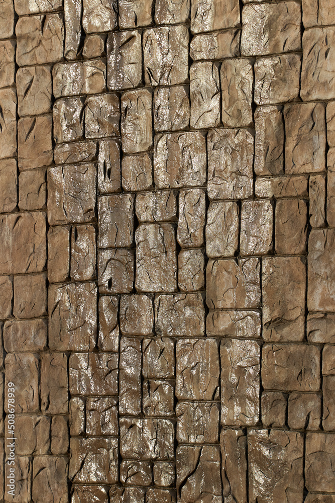 Brick wall texture pale plaster background and old blocks Brick wall texture pale plaster background and old blocks