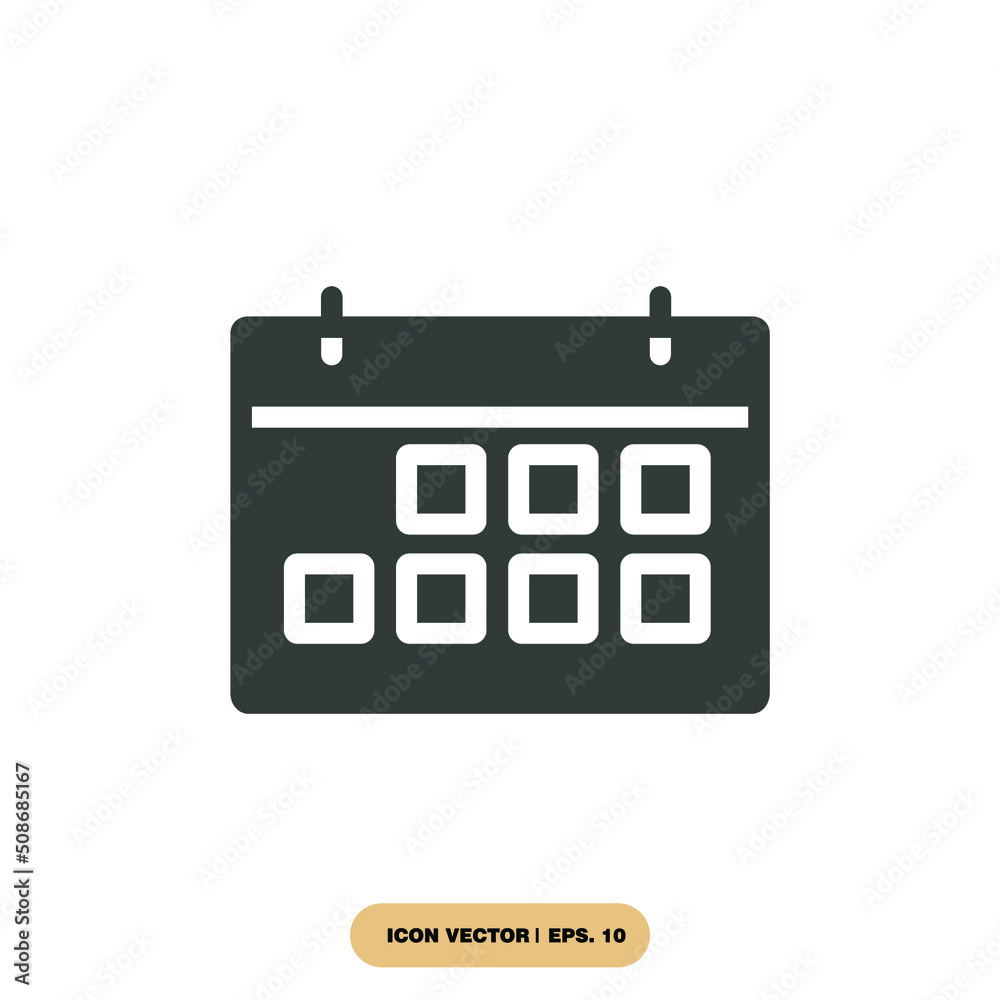 calendar icons  symbol vector elements for infographic web