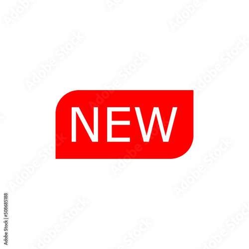 New item, label, tag, button