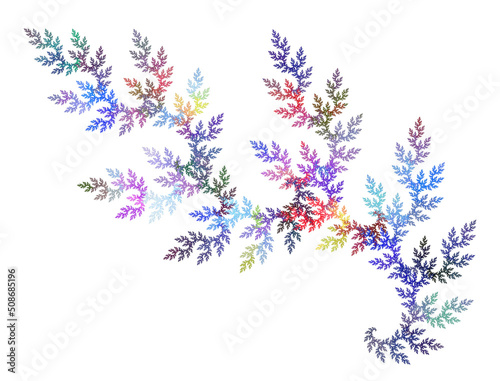 a fractal branch  fractal pattern  computer generated