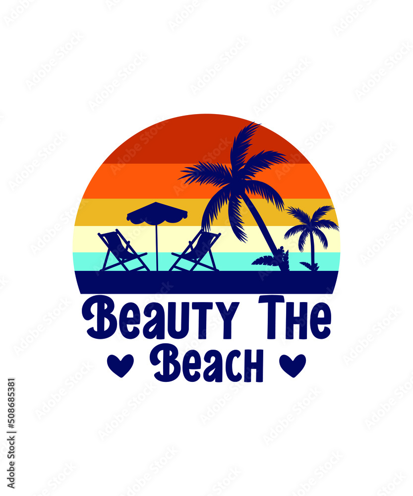 Beach Logo Tshirt Design