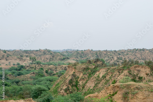 Chambal valley in Madhya pradesh in India, famous for bandits