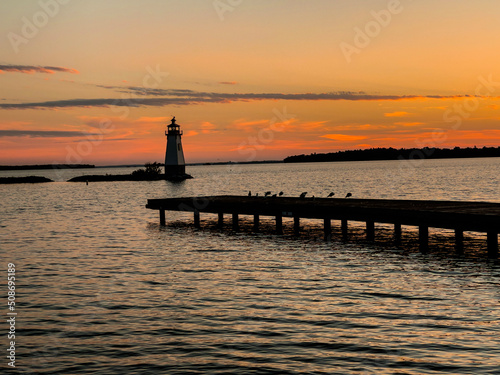 sunset at the pier © Bob