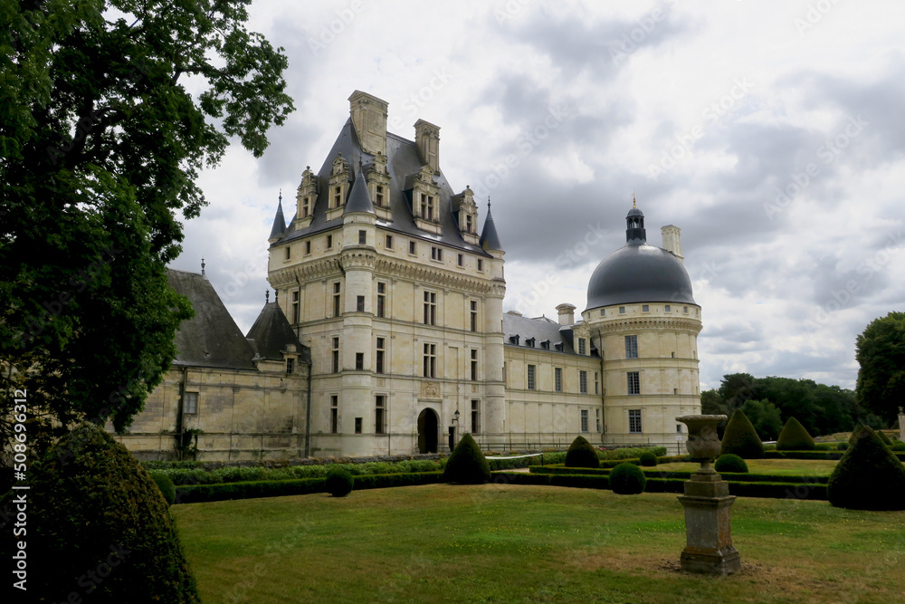 Castle (chateau) of Valençay in France