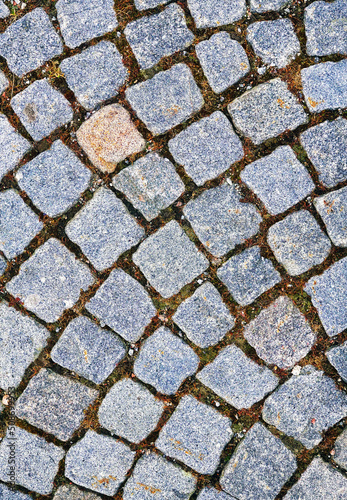 Cobblestone array with one standout stone