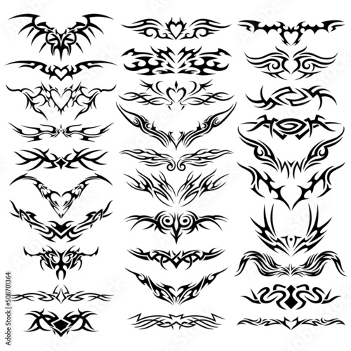 Tribal Tattoo Set