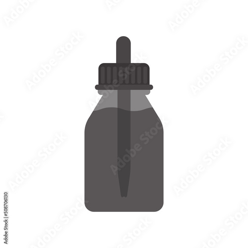 Refill liquid ecigarette. Electronic vape. Vector icon