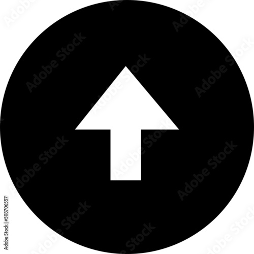 Upper arrow black Free Download Upper arrow black - GFXLoad