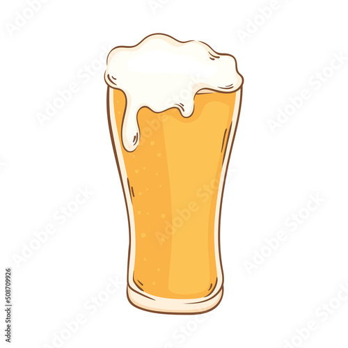 retro beer glass
