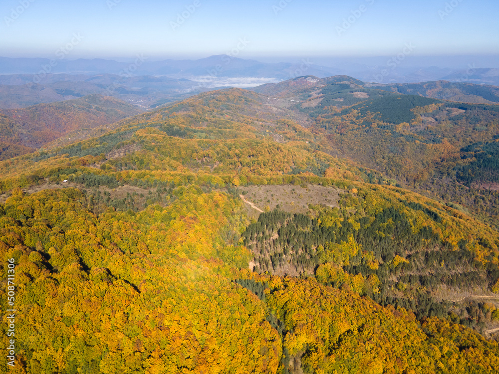 Autumn Landscape of Erul mountain, Bulgaria