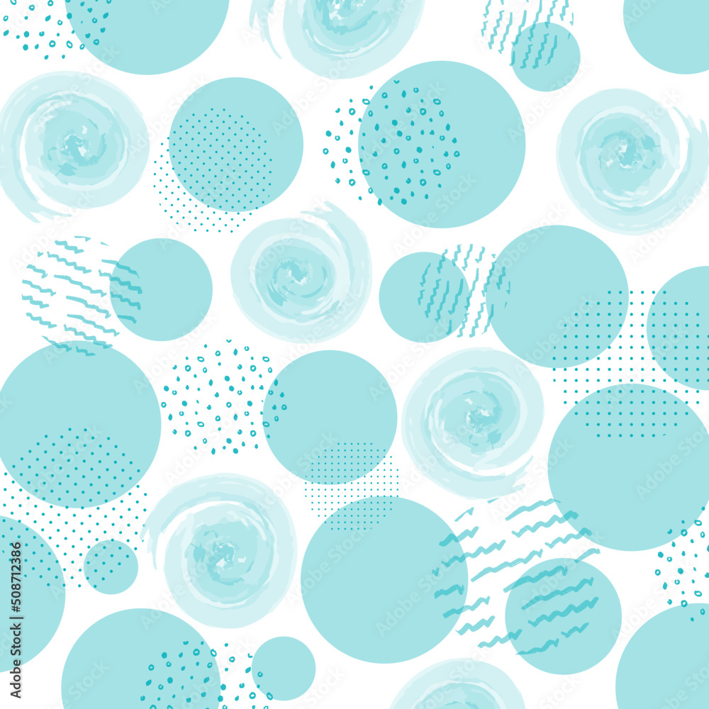 Watercolor style pattern with circle doodles in light blue colors. Turquoise vector abstract doodle template. Pastel color dotted pattern on white background. Polka dot backdrop with hand-drawn circle Watercolor style pattern with circle doodles in light blue colors. Turquoise vector abstract doodle template. Pastel color dotted pattern on white background. Polka dot backdrop with hand-drawn circle